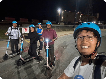 GPTZero team employees at an offsite in Toronto